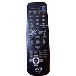 GENUINE JVC RM-C1291 LCD TV REMOTE Black Tested
